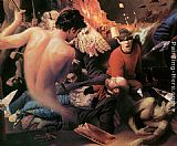 Luis Paintings - The Eve [detail center] by Luis Jose Estremadoyro